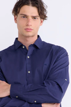 Camisa Poplin Lavada Paw Marino, foto 4 de 5