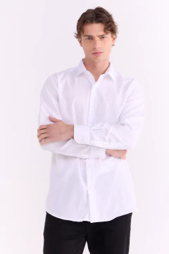 Camisa Manga Larga corte Clásico Blanco 1832, foto 1 de 5