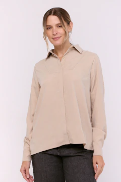 Camisa Gamuzada Goliathus Beige, foto 1 de 5