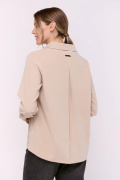 Camisa Gamuzada Goliathus Beige, foto 4 de 5