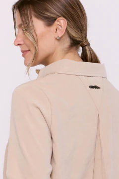 Camisa Gamuzada Goliathus Beige, foto 3 de 5