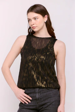 Blusa Buche Ameli Negro, imagen 2