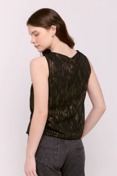 Blusa Buche Ameli Negro, imagen 3