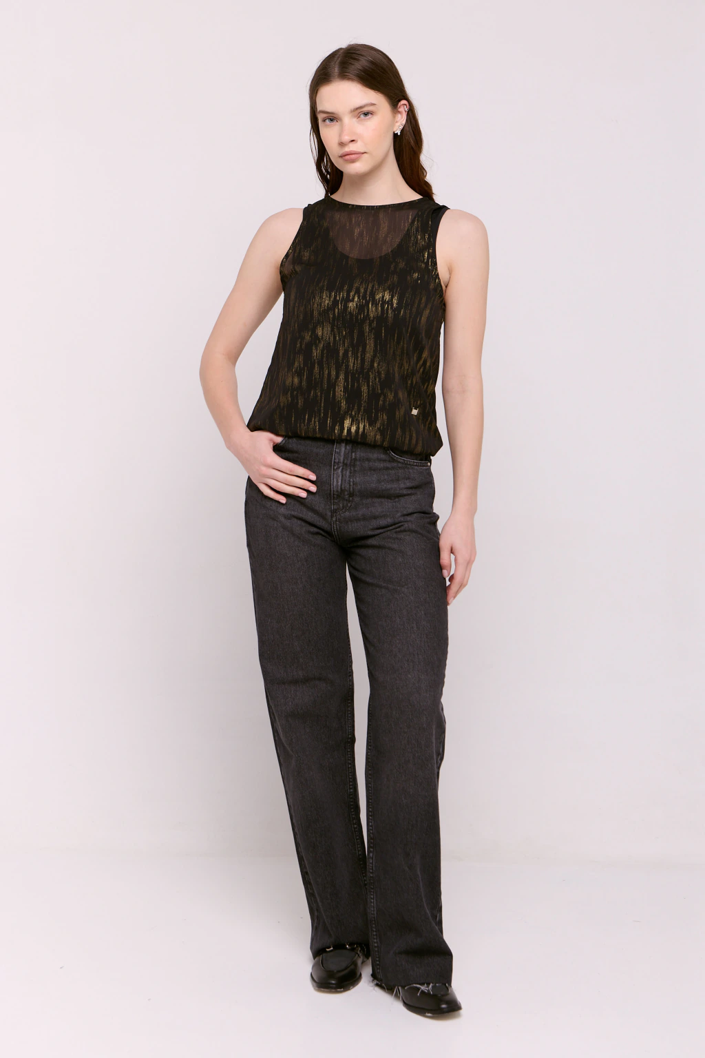 Blusa Buche Ameli Negro
