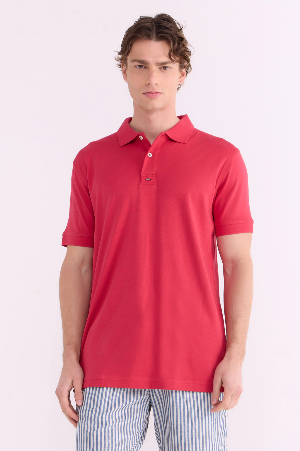 Chomba Interlock Pima 40/1 Rojo