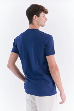 Remera Basica Pima Interlock Marino, foto 2 de 4
