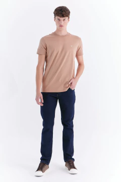 Remera Basica Pima Interlock Mocca, foto 4 de 4