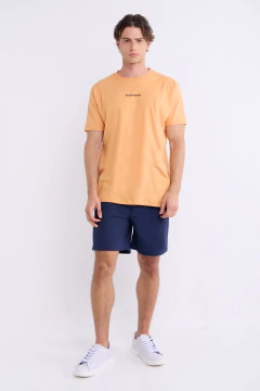 Remera Bordada Elio Naranja, foto 3 de 5