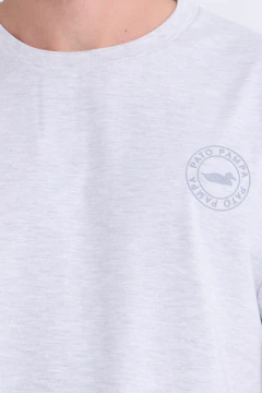 Remera Estampa 3D Brandon Melange, foto 4 de 5