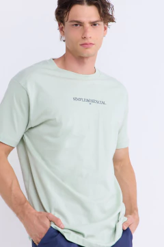 Remera Estampada Moon Verde, foto 3 de 4