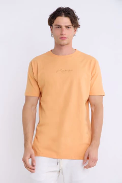 Remera Bordada Shelby Naranja, foto 4 de 5