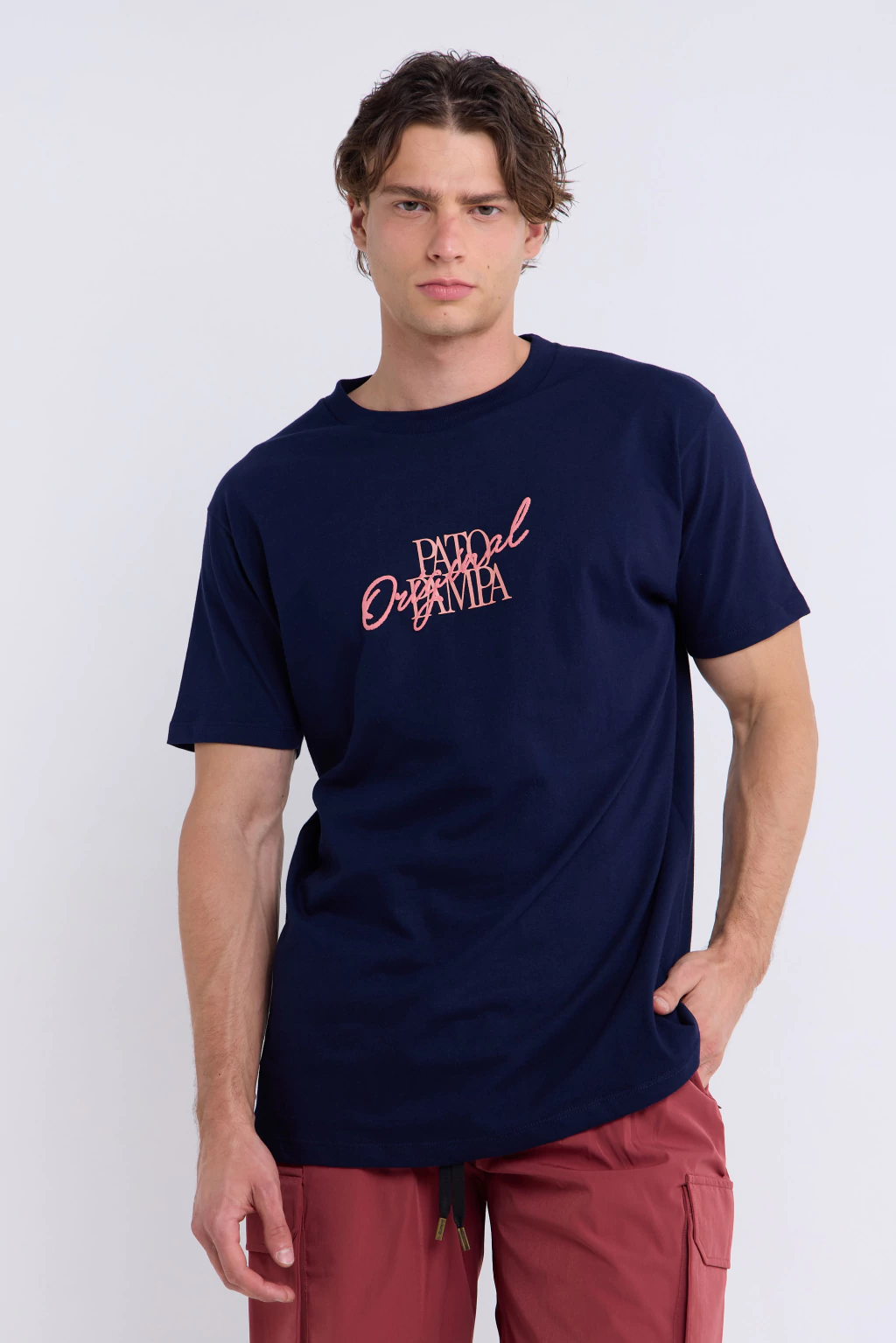 Remera Estampada Saldana Marino