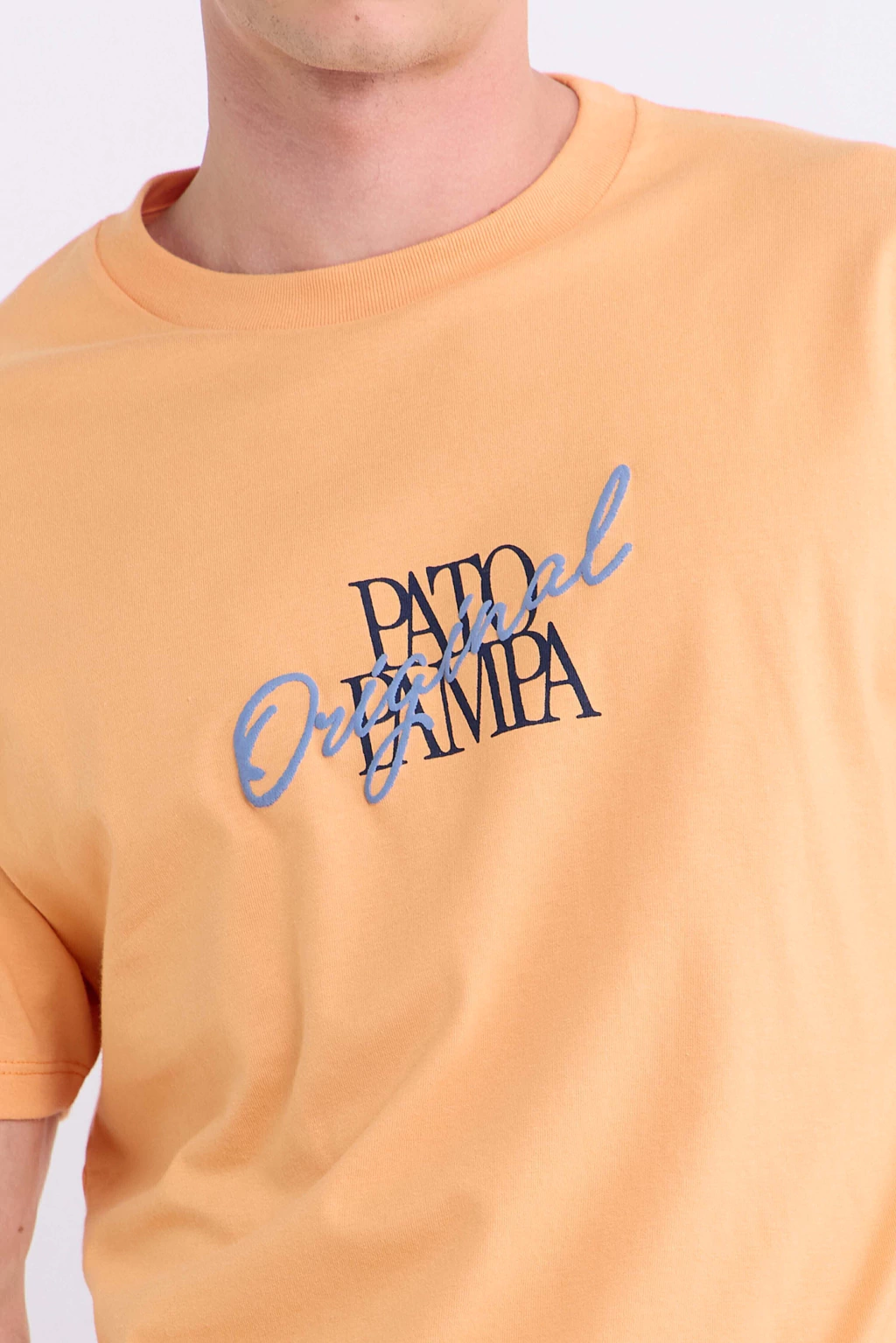Remera Estampada Saldana Naranja