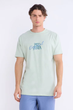 Remera Estampada Saldana Verde, foto 1 de 5