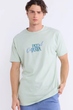 Remera Estampada Saldana Verde, foto 4 de 5