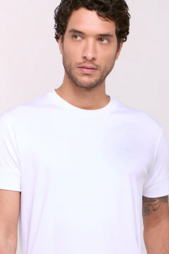 Remera Interlock Pima Eros Blanco, foto 4 de 5
