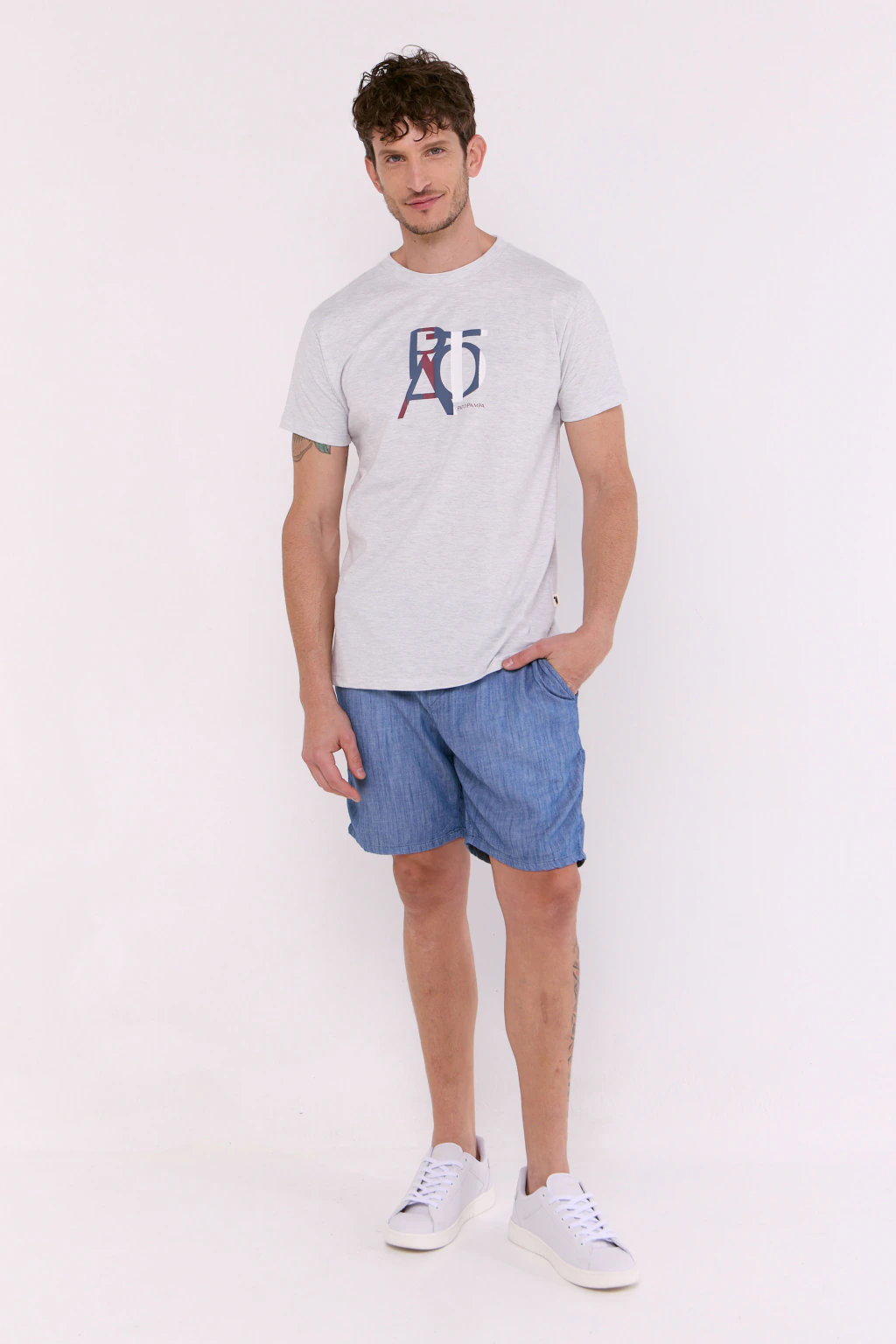 Remera Estampada Ezra Melange