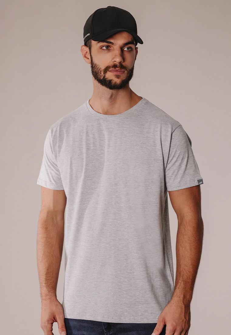 Remera Jersey Lisa Promo Gris Claro
