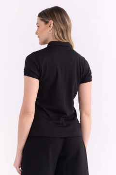 Chomba dama Interlock Combinada color Negro, foto 3 de 5