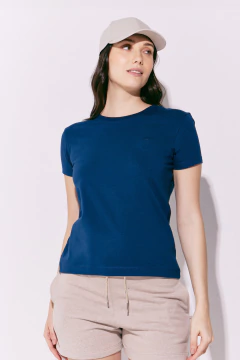 Remera Dama Pima Jersey con Spandex Marino, foto 2 de 4