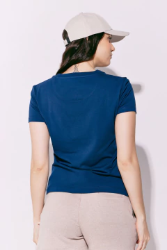 Remera Dama Pima Jersey con Spandex Marino, foto 3 de 4