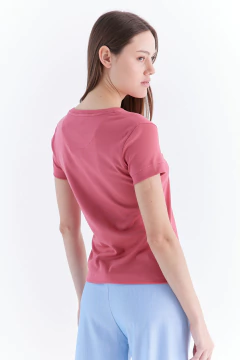 Remera Dama Interlock Ladrillo PIMA, foto 4 de 5