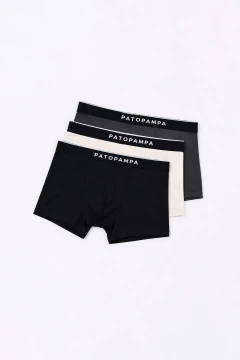 Pack x 3 Boxer lisos 185, foto 3 de 4