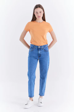 Jean Mom tiro alto Sakima Denim, foto 1 de 5