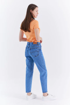 Jean Mom tiro alto Sakima Denim, foto 4 de 5