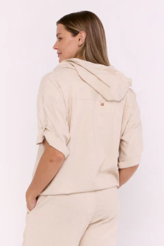 Campera Lino Noa Crudo, foto 3 de 3