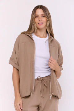 Campera Lino Noa Vison, foto 1 de 5
