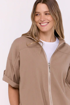 Campera Lino Noa Vison, foto 4 de 5