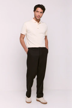 Pantalon Sastrero Lino Gael Negro, foto 1 de 5