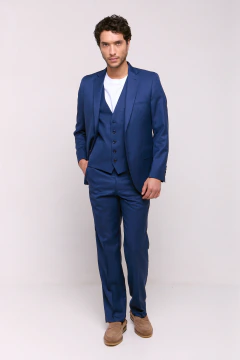 Saco Slim Fit Dante Azul, foto 3 de 5