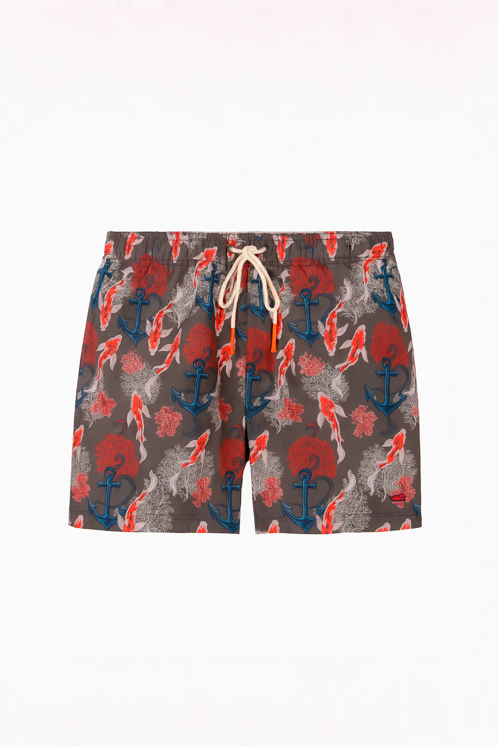 Shorts Baño Pez Koi Verde