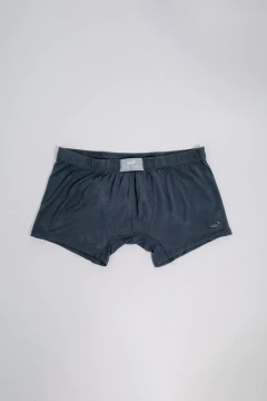 Boxer Bambu Liso Gris Medio, foto 1 de 4