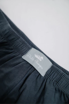 Boxer Bambu Liso Gris Medio, foto 3 de 4