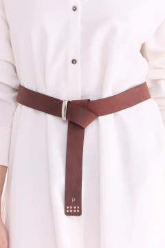 Cinto Ajustable Abalon Chocolate, foto 3 de 3