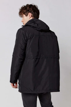 Campera Abrigo Persa Negro, foto 3 de 6