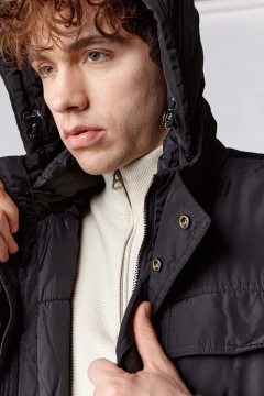 Campera Abrigo Persa Negro, foto 2 de 6