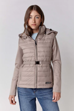 Campera Dama Combinada Abisinio Vison, foto 1 de 4