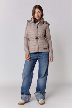 Campera Dama Combinada Abisinio Vison, foto 4 de 4