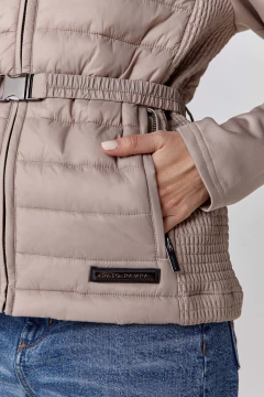 Campera Dama Combinada Abisinio Vison, foto 3 de 4